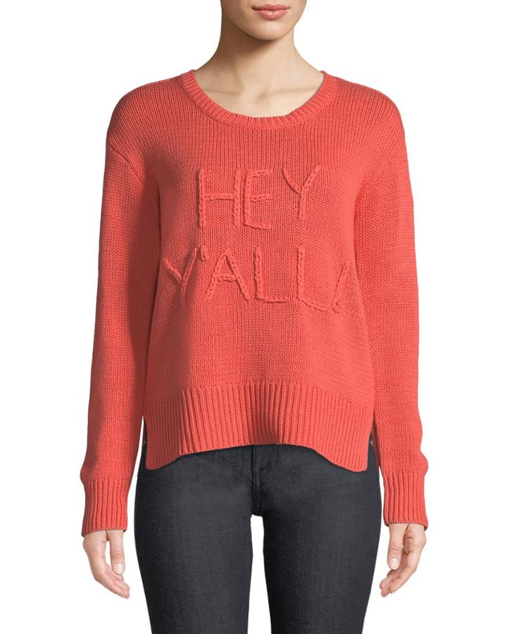 Hey Y'all Embroidered