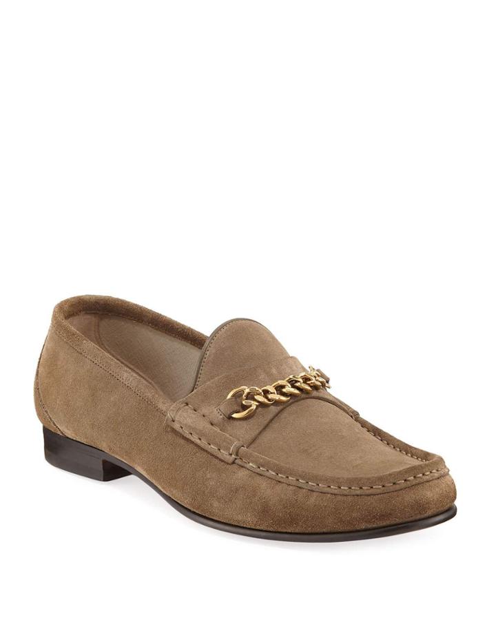 Suede Chain-link