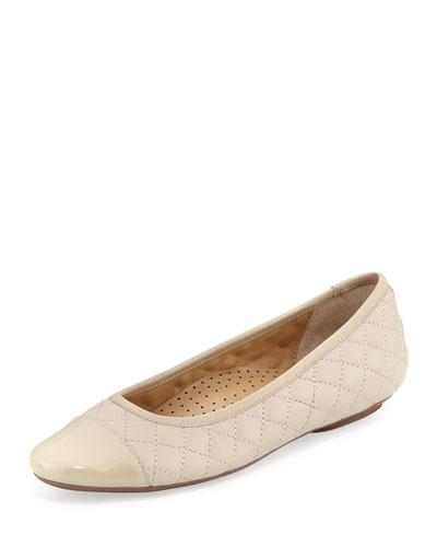 Saucy Quilted Ballerina Flats,