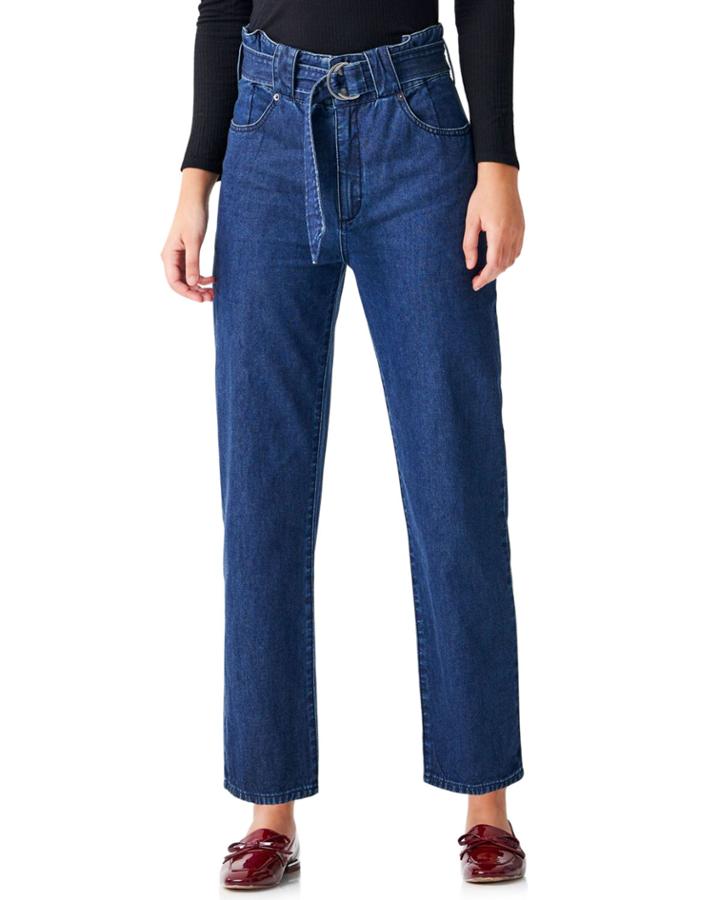 High-rise Belted Trousers