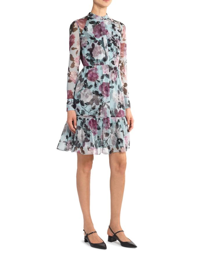 Devika Floral Print Chiffon