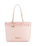 Family Ties Quilted Tote, Blush