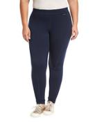 Fleece Leggings, Real Navy,