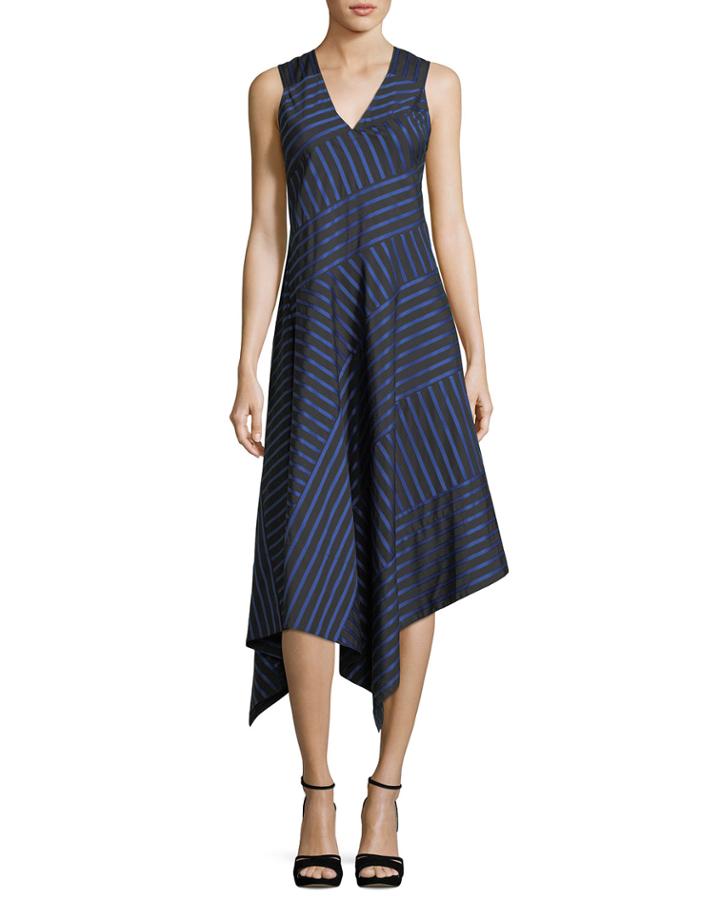 Shadow-stripe Sleeveless