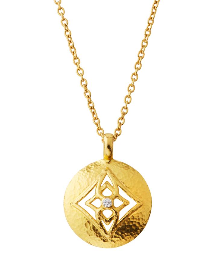 22k Topkapi Diamond Pendant Necklace