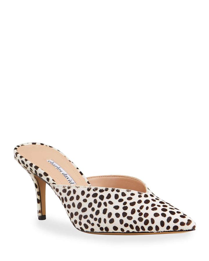Askan Cheetah-print Kitten Heel