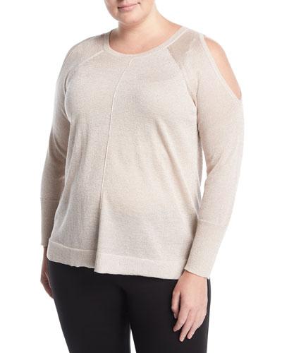 Lurex&reg; Cold-shoulder Top,