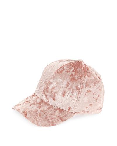 Panne Velvet Baseball Cap