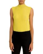 Sleeveless Pleated Georgette Top