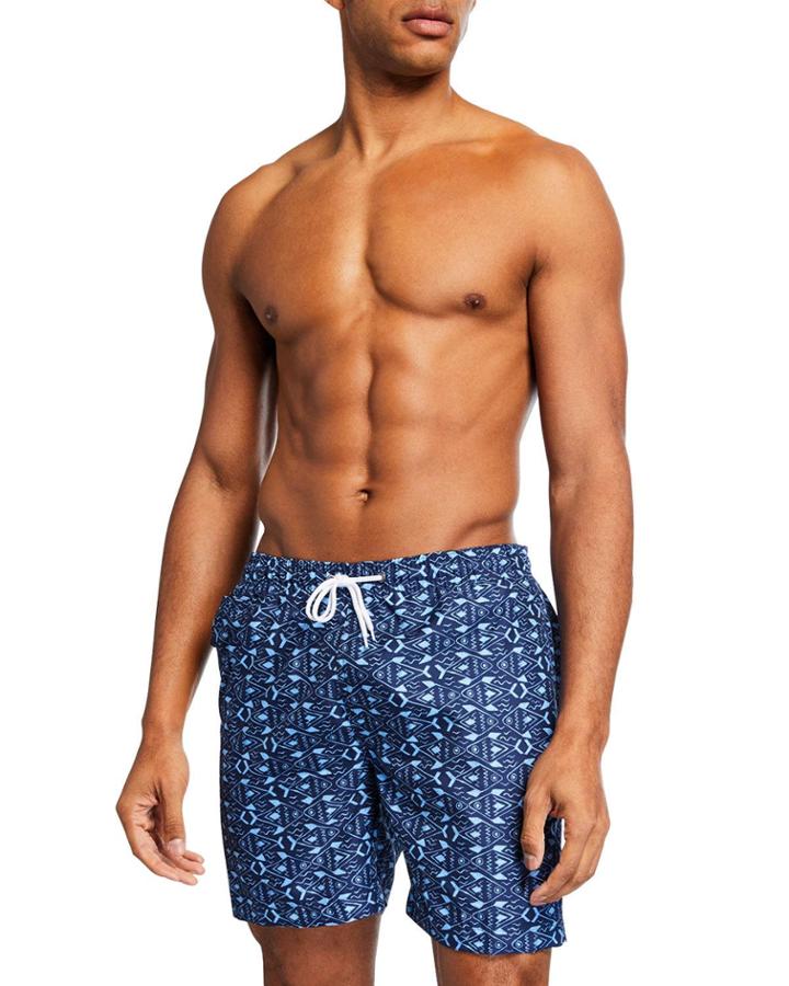 Men's Sano Tribal Fish-printed