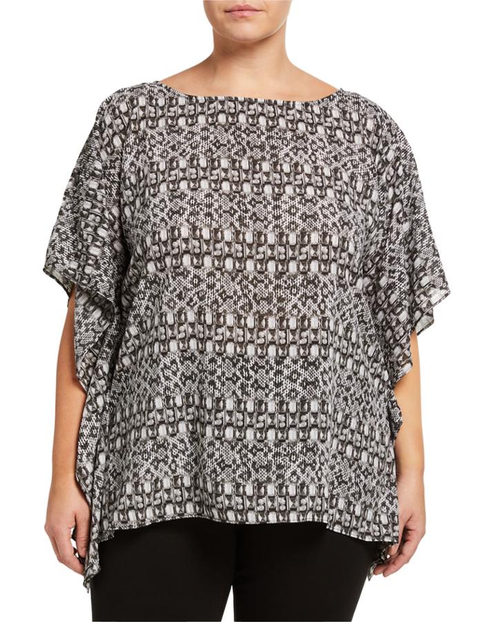 Plus Size Flutter Top