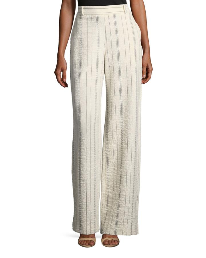 Vertical Stripe Four-pocket Cargo Pants