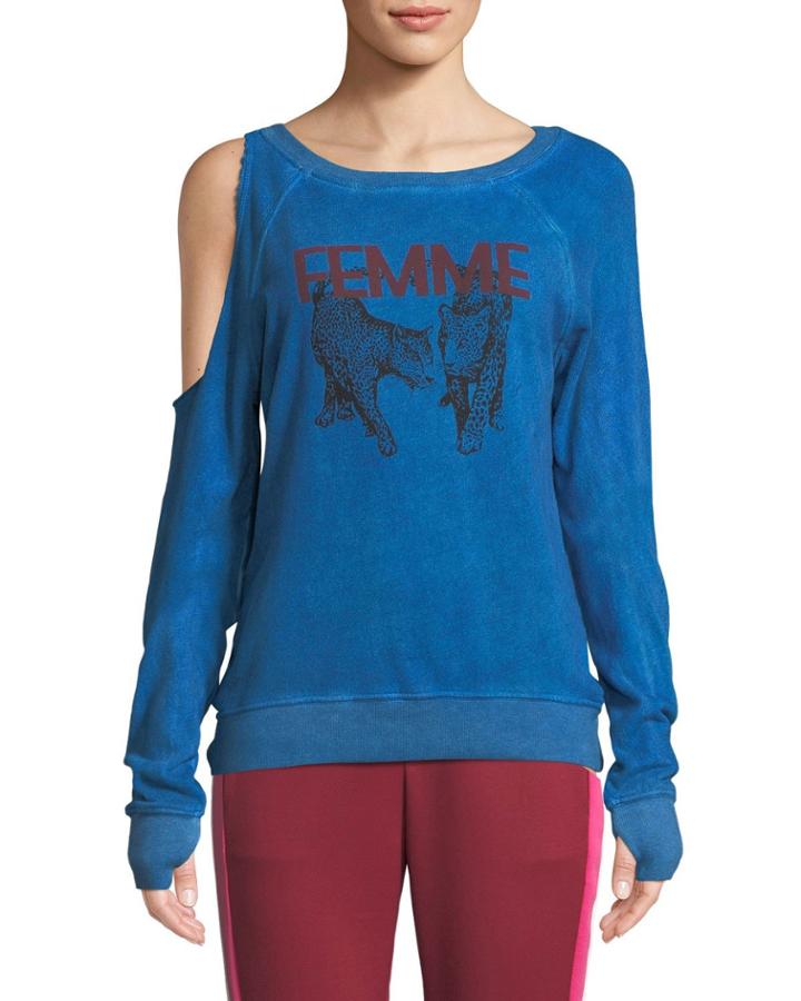 Femme One-sided Cold Shoulder