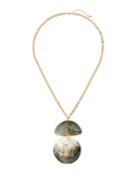 Double-shell Pendant Necklace