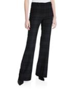 Anna Plaid Flare Pants