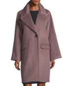 Bella Wool-blend Cocoon Coat