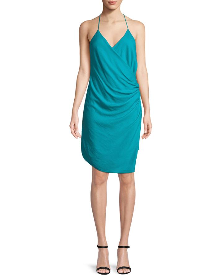 Poolside Wrap-front Sleeveless