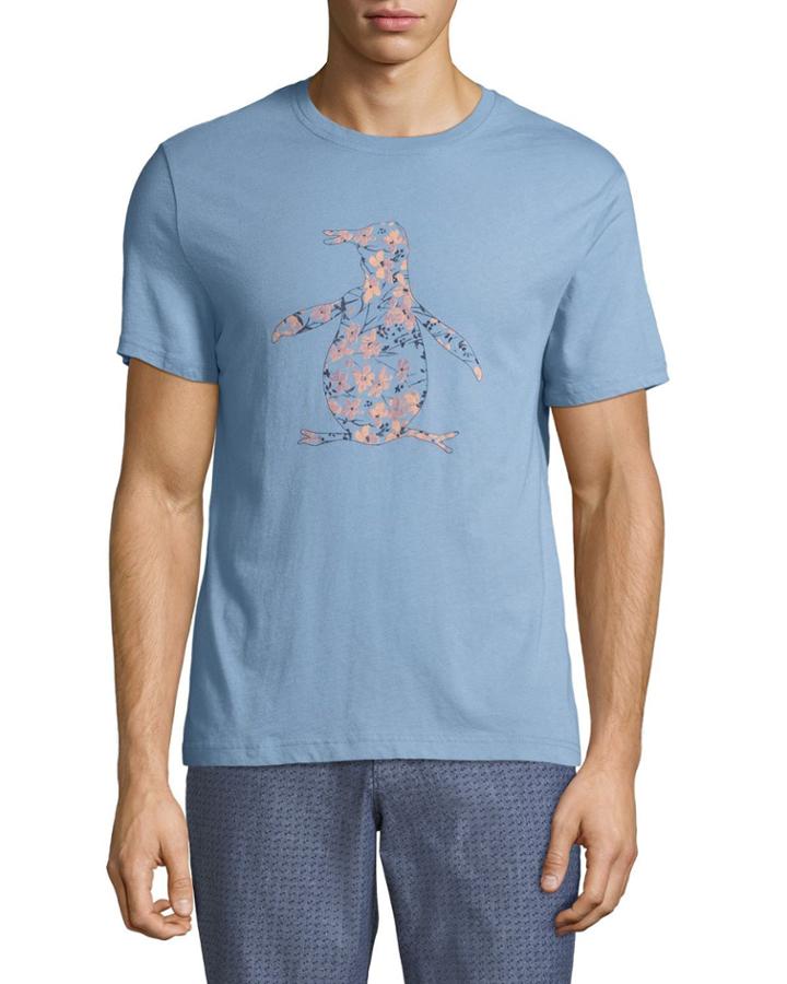 Men's Floral-logo Graphic T-shirt