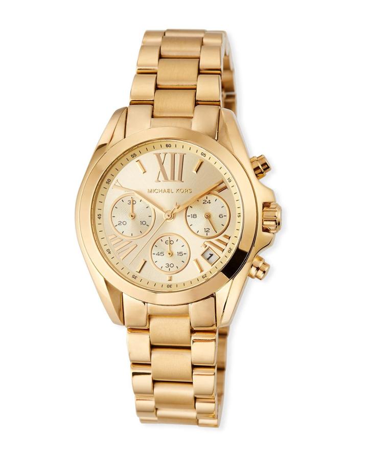 Bradshaw 36mm Chronograph Bracelet Watch, Gold