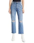 Jerry High-rise Vintage Straight Ankle Jeans