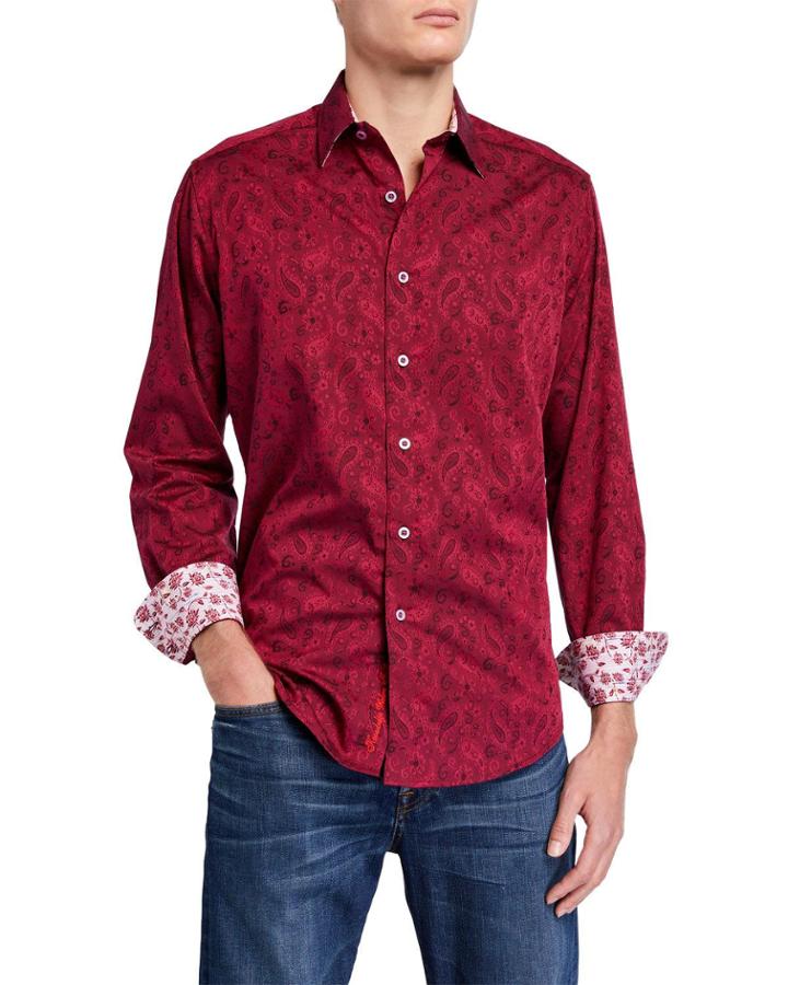 Men's Hanging Gardens Long-sleeve Woven