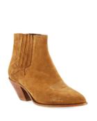 Sunset Suede Cowboy Ankle Boot