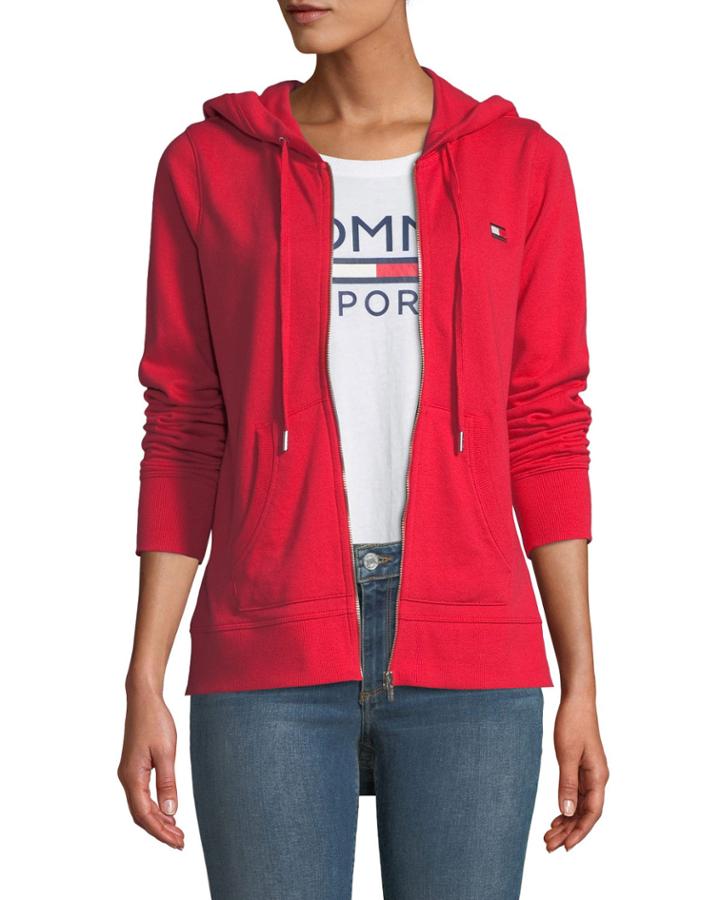 Fleece Hoodie With Back Graphic