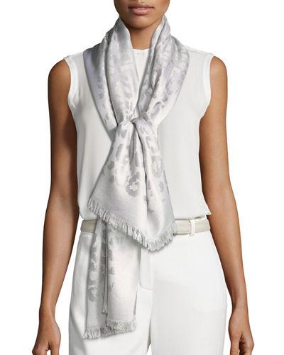 Metallic Ocelot-print Wrap