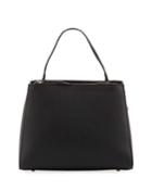 Saffiano Leather Top-handle Crossbody Bag