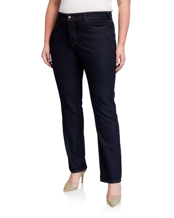 Plus Size Marilyn Straight-leg Jeans