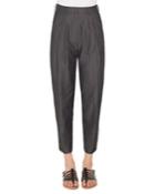 Faldo High-rise Conical-leg Denim Pants