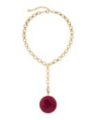 Red Agate Y-drop Necklace