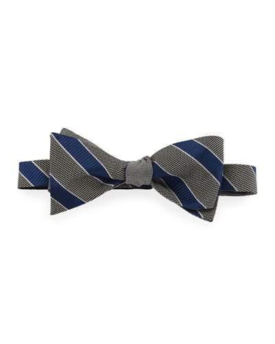 Formal Reversible Bow Tie, Black/silver