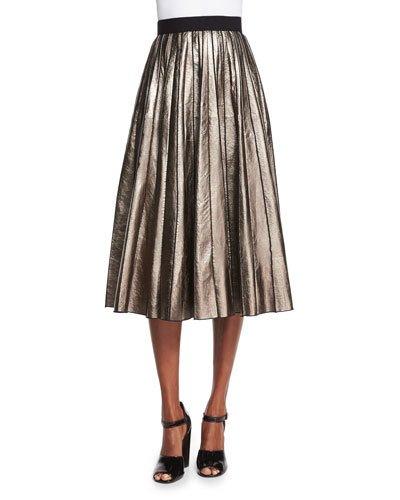 Pleated Metallic