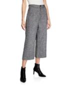 Just A Touch More Houndstooth Cropped Pants