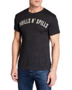 Men's Thrills N' Spills Printed Cotton T-shirt