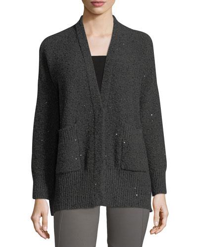 Cashmere-blend Sequined Cardigan