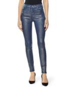 Maria Shimmer Coated High-rise