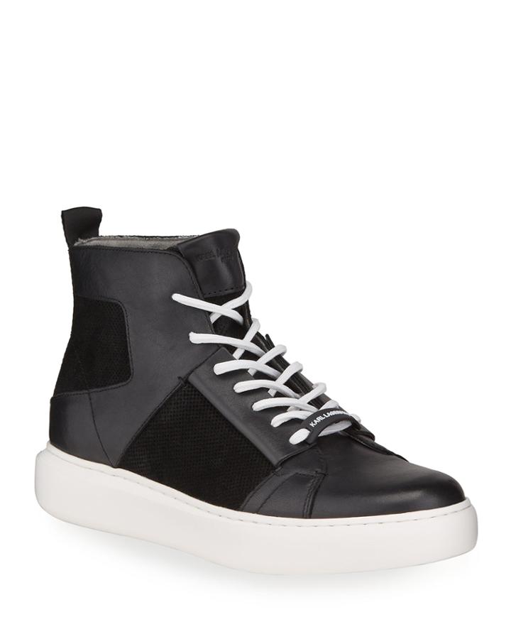 Men's Leather/suede High-top