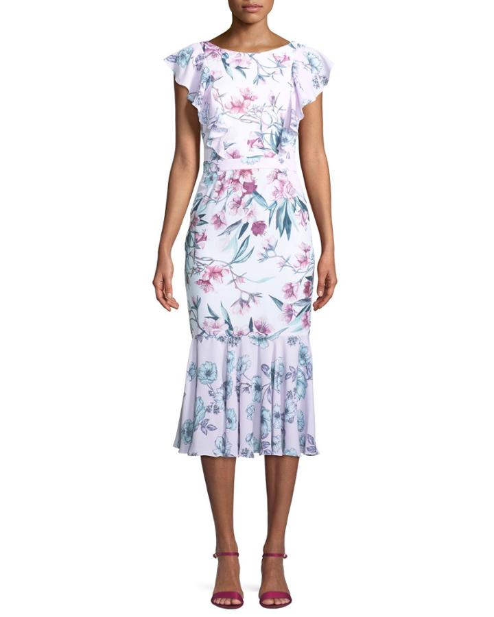 The Janine Floral Crisscross