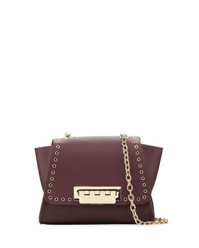 Eartha Iconic Micro Grommet Crossbody Bag, Wine