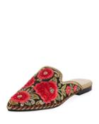 Kosa Embroidered Flat