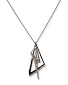 Crystal Origami Mobile Pendant Necklace