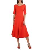 Elbow-sleeve A-line Techno Stretch