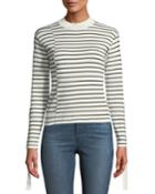 Striped Grosgrain-ribbon