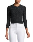 Soutache Cropped Cardigan