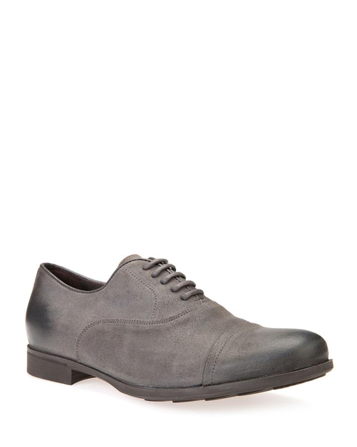 Men's Suede Oxford Dress