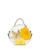 Athena Floral Mini Hatbox Crossbody Bag