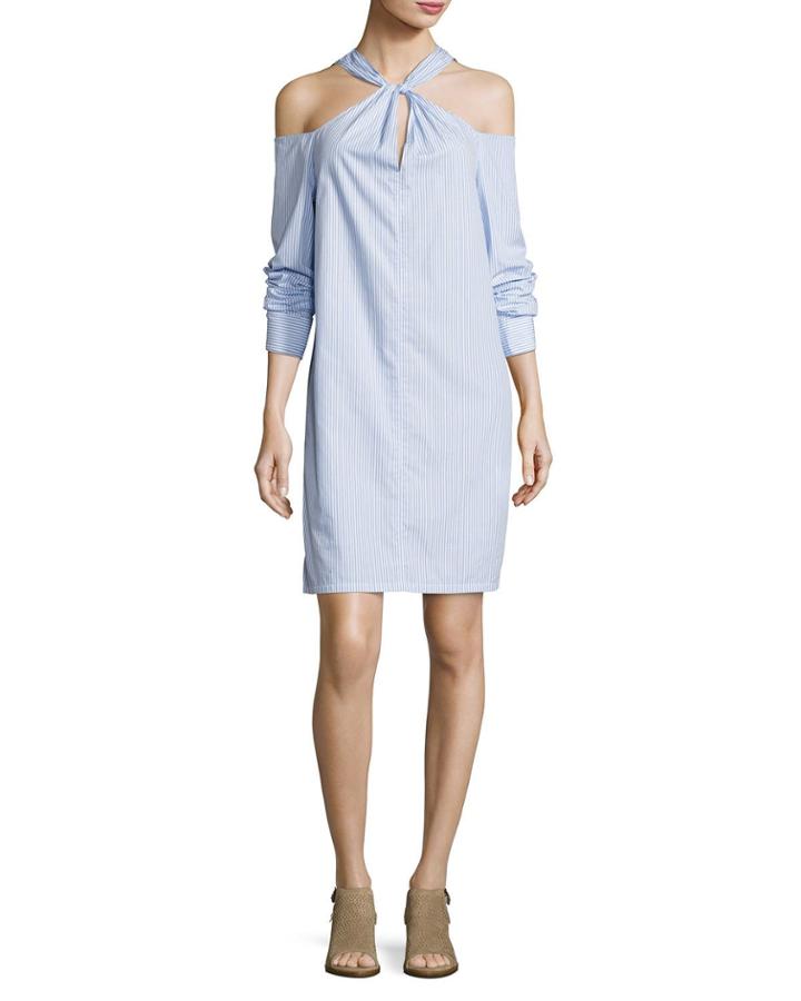 Collingwood Long-sleeve Cold-shoulder Dress