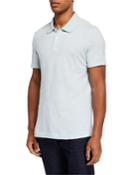 Men's Mini Stripe Slub Polo